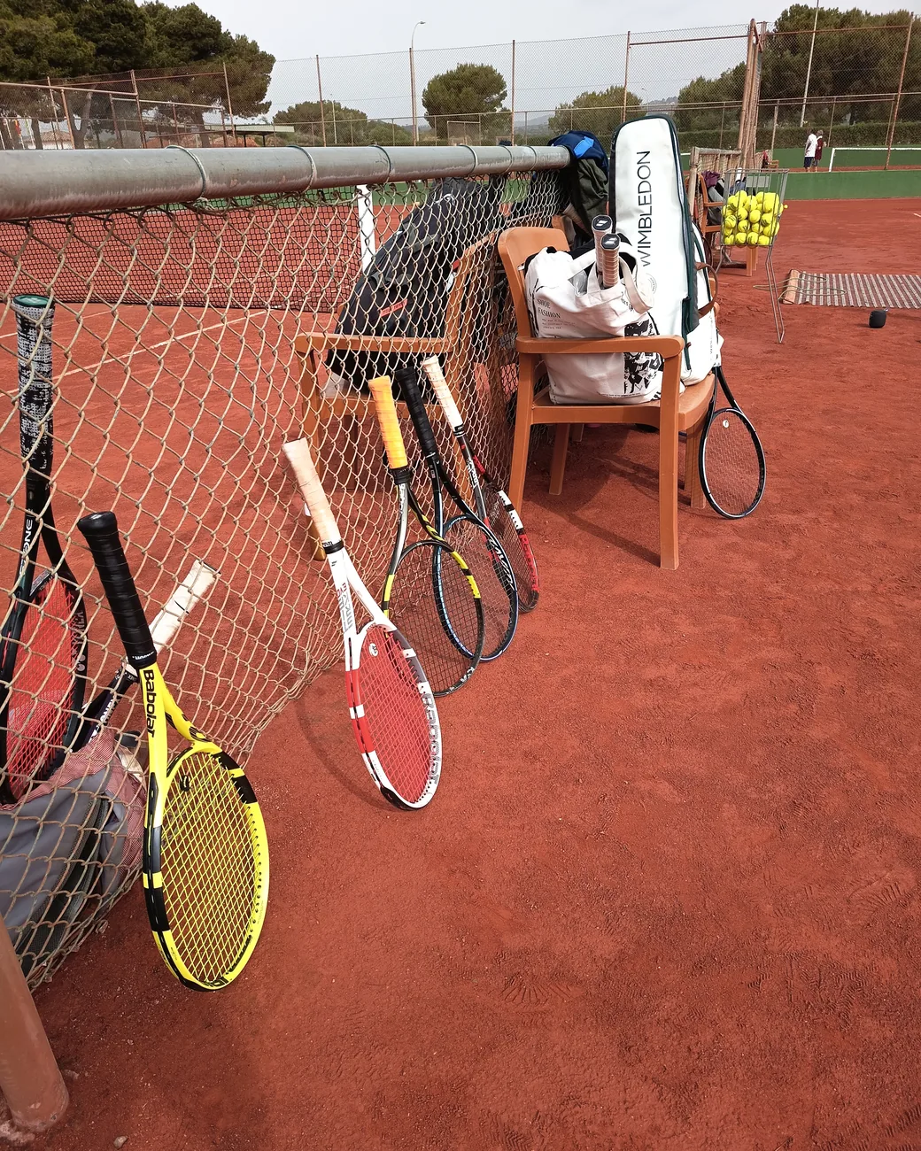 Tennis coaching session in Mallorca