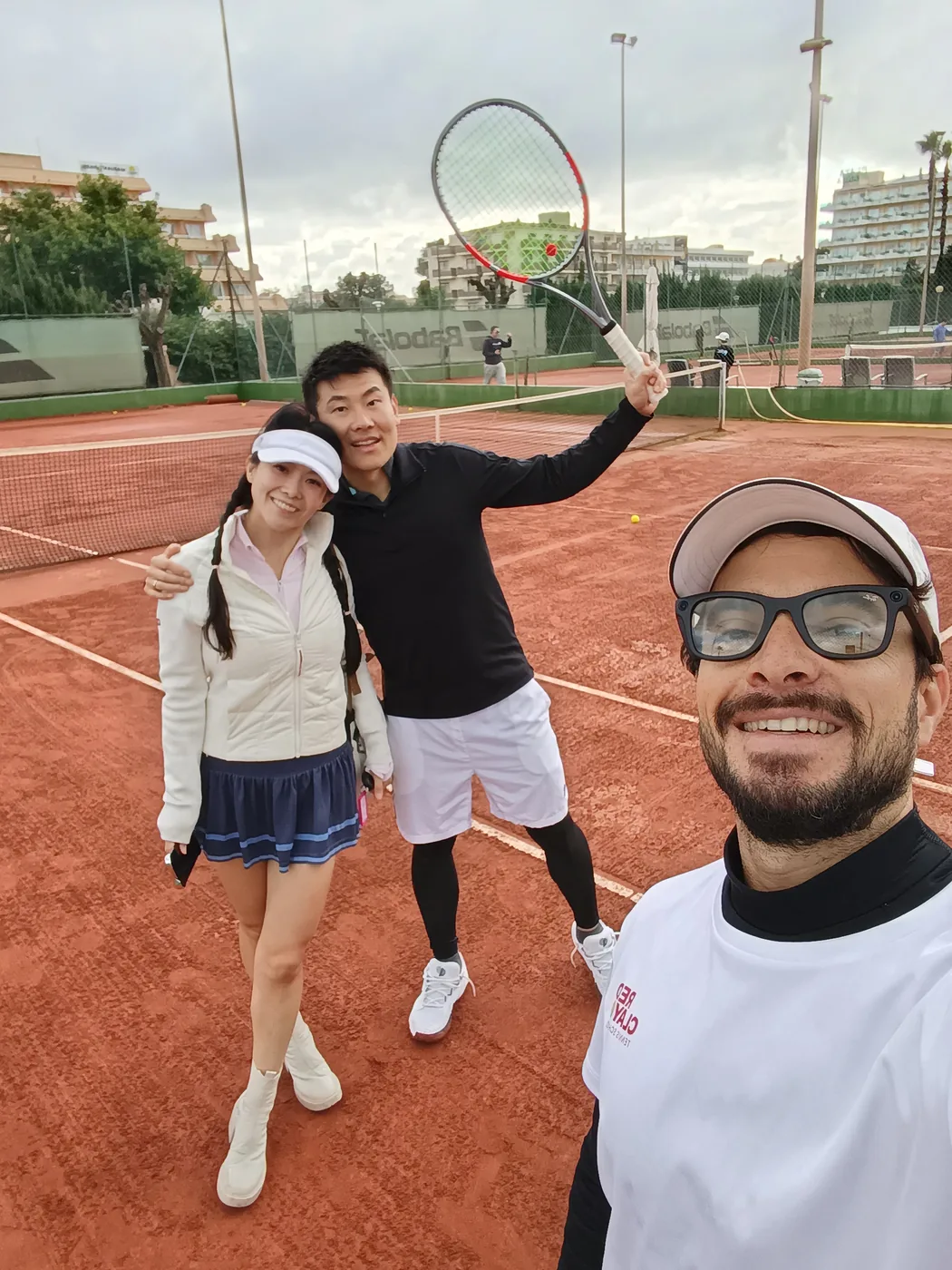 Personalized tennis class on clay